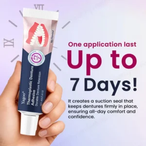 【🔥Buy 1 Get 1 Free🔥】Yagoo® Thermoplastic Denture Adhesive ⏳ Long-lasting Denture Retention