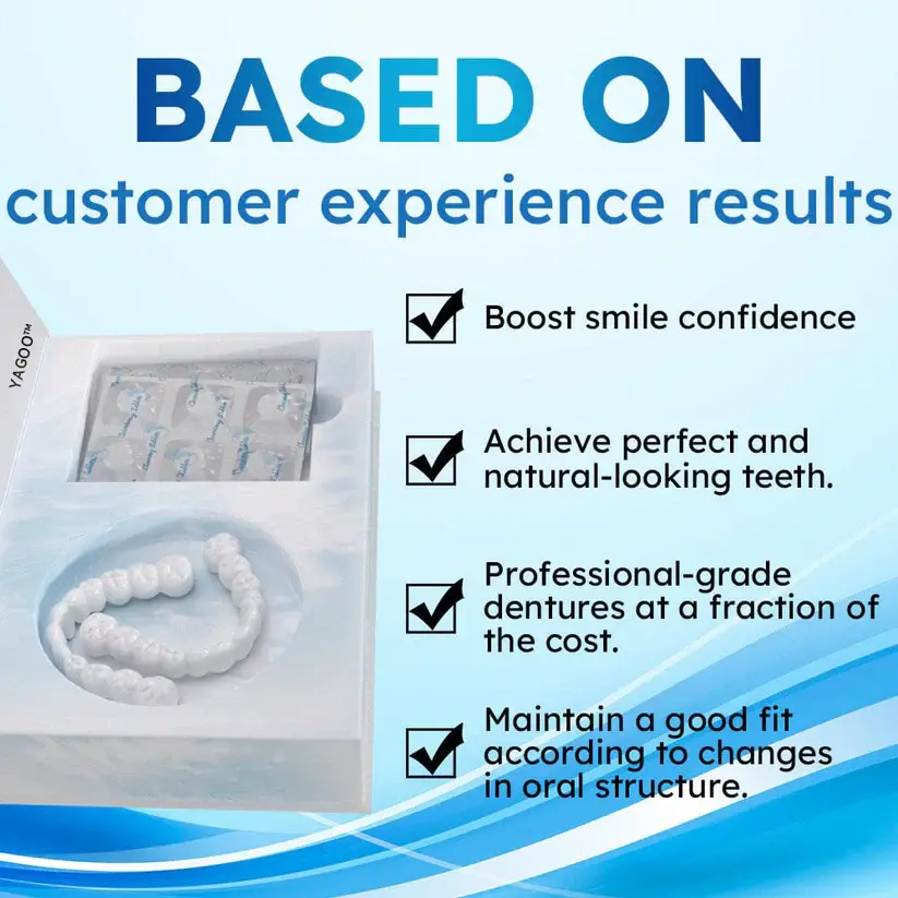 YAGOO Moldable Dentures