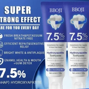 BBOJI™ 7.5% Hydroxyapatite Toothpaste – Enamel Repair & Whitening