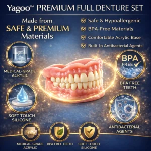 2026🏆✨LAST DAY SALE 60% OFF🔥 Newly upgraded second-generation Yagoo™ complete dentures