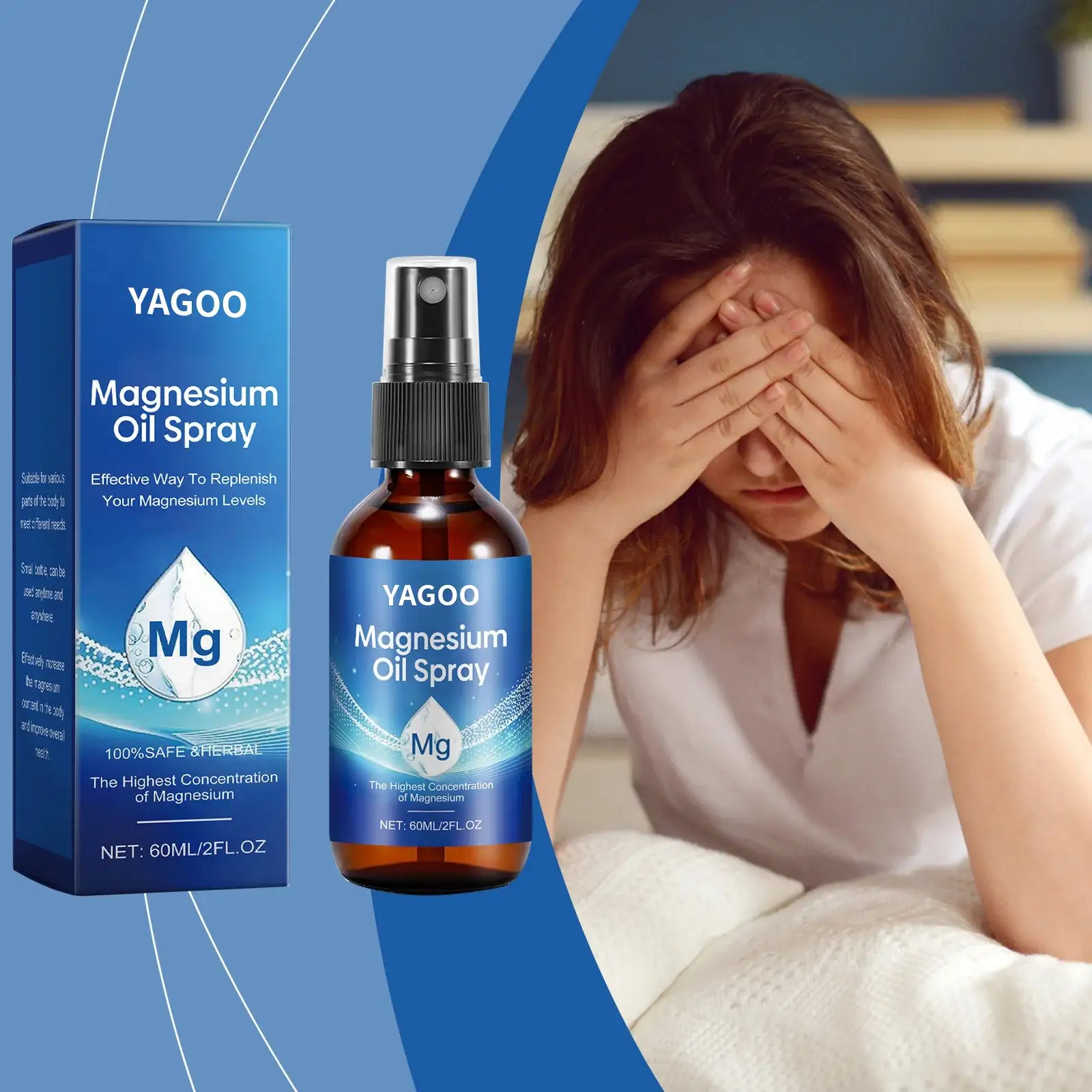 2026🏆✨LAST DAY SALE 70% OFF🔥YAGOO™ Pure Magnesium Oil Spray