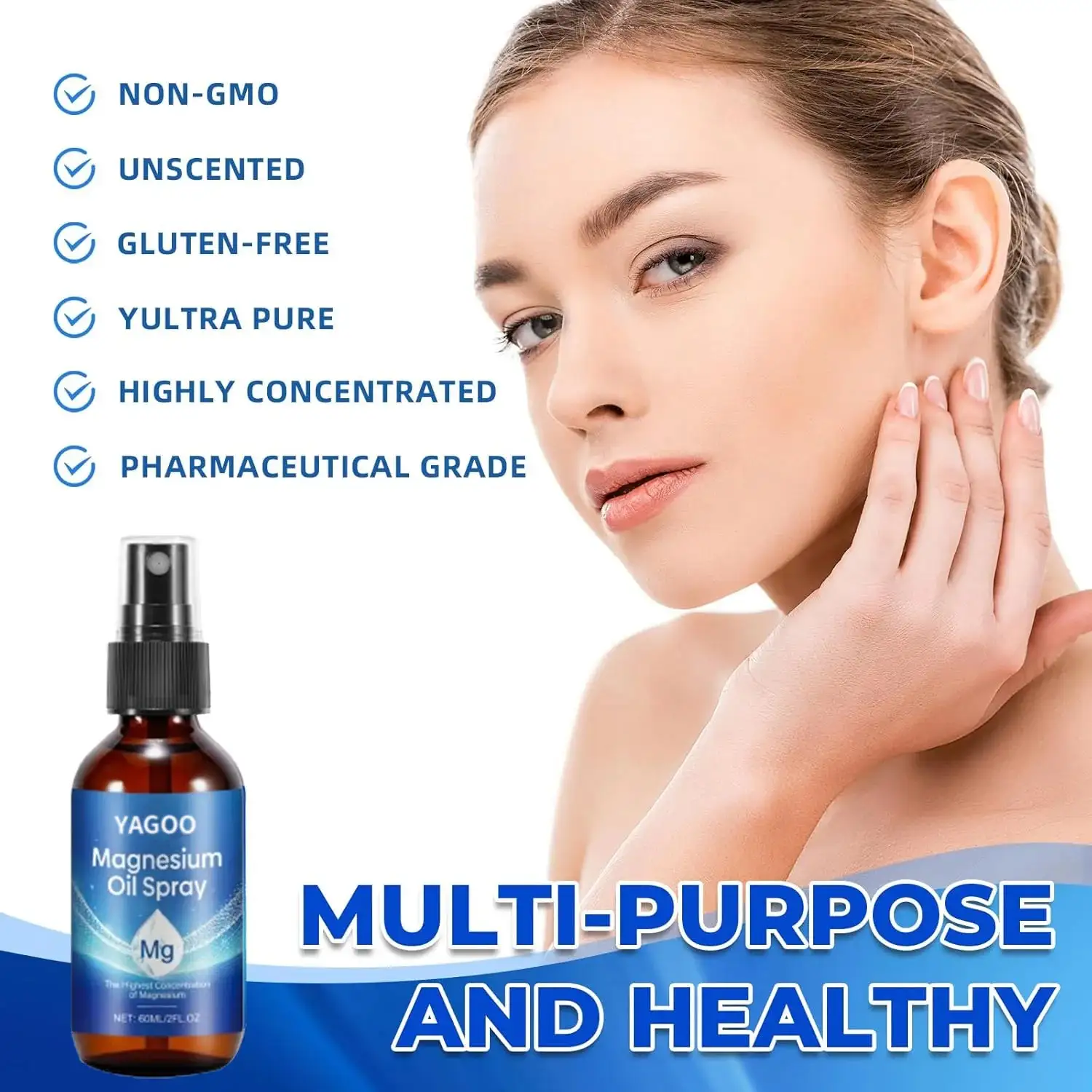 2026🏆✨LAST DAY SALE 70% OFF🔥YAGOO™ Pure Magnesium Oil Spray