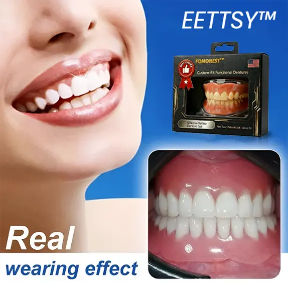 🔥🔥Enjoy a 70% discount today! 🦷 Fomonest™ custom dentures for greater confidence.🔥Stop immediately