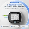 TIWORLD® Heart Month Bundle: 3-in-1 Home Monitor for Blood Pressure, Glucose & Uric Acid