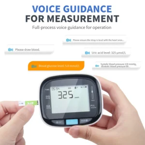 TIWORLD® Heart Month Bundle: 3-in-1 Home Monitor for Blood Pressure, Glucose & Uric Acid