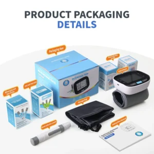 TIWORLD® Heart Month Bundle: 3-in-1 Home Monitor for Blood Pressure, Glucose & Uric Acid