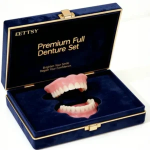 Today Only – 75% OFF! ⏰ Eettsy™ Full Dentures with Strong Suction 🦷