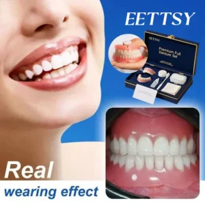 Today Only – 75% OFF! ⏰ Eettsy™ Full Dentures with Strong Suction 🦷
