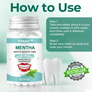 Virexo™ MENTHA-Waste Mouth Tabs