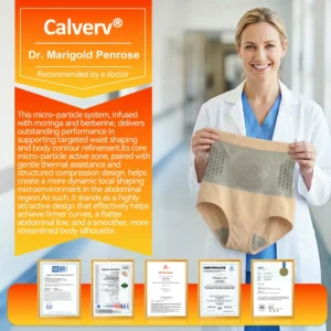 Calverv® 2026 NEW RELEASE Moringa & Berberine 4‑In‑1 Micro‑Particle Sculpting & Fat‑Burn Shorts