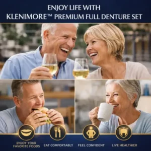 2026🏆✨LAST DAY SALE 50% OFF🔥 Newly upgraded second-generation KLENIMORE™ complete dentures