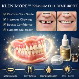 2026🏆✨LAST DAY SALE 50% OFF🔥 Newly upgraded second-generation KLENIMORE™ complete dentures