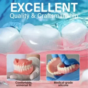 🔥Limited Time 50% OFF： 2nd ltem 60% Off🔥HazyGalaxy® Medical Full Denture with Strong Suction ✅ Made and Shipped from the USA🍀