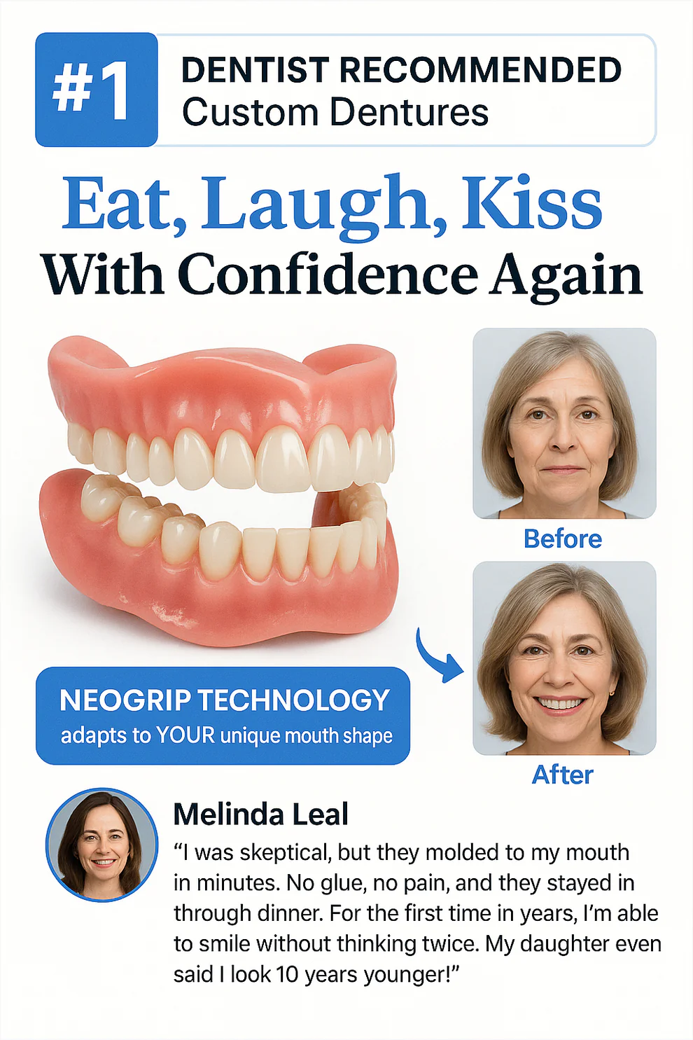 Lazzda Adsorptive Denture