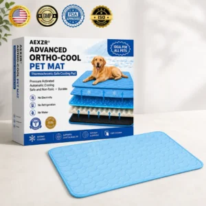 AEXZR® Advanced Ortho-Cool Pet Mat | Thermochromic Safe Cooling Pad