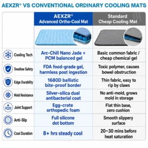 AEXZR® Advanced Ortho-Cool Pet Mat | Thermochromic Safe Cooling Pad