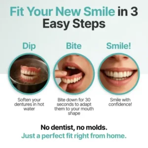 🌎Ends Today: 70% OFF! ⏰Trackmuller™ Medical Full Denture with Strong Suctiond