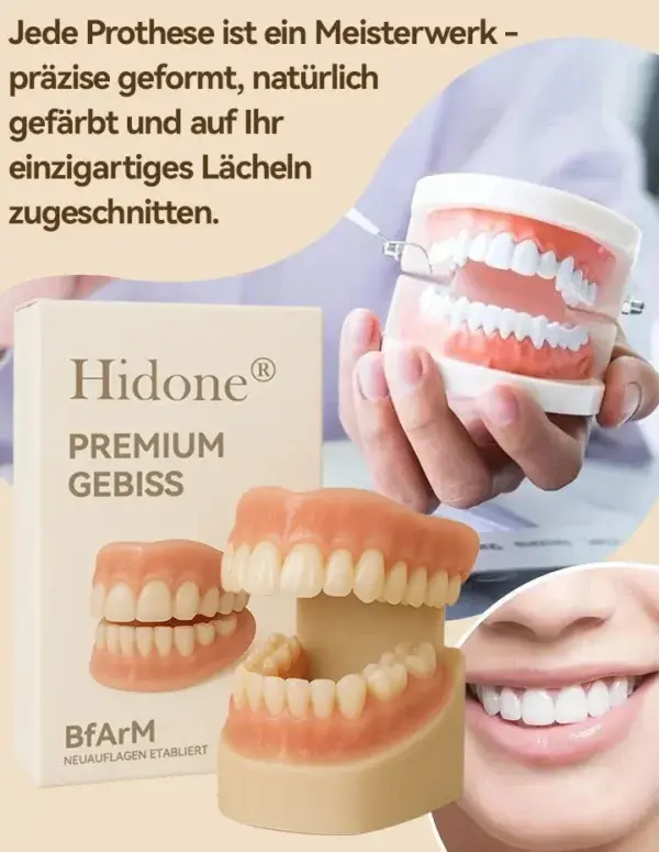 Hidone Premium Gebiss / Zahnprothese