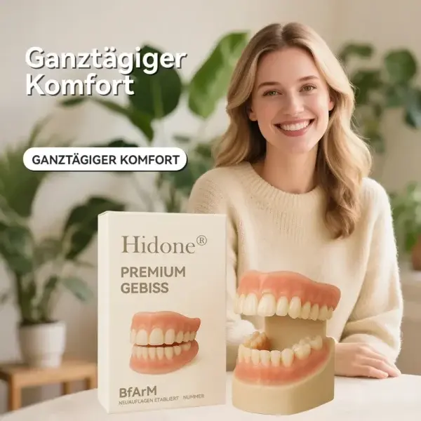 Hidone Premium Gebiss / Zahnprothese