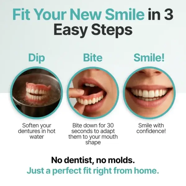 Trackmuller™ Medical Full Denture with Strong Suction