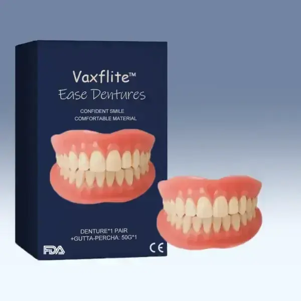 Vaxflite Full Denture Set (Top & Bottom) – Custom Fit Oral Prosthetic