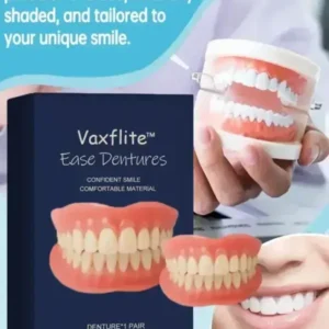 Vaxflite Full Denture Set (Top & Bottom) – Custom Fit Oral Prosthetic