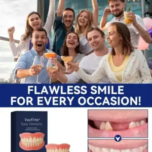 Vaxflite Full Denture Set (Top & Bottom) – Custom Fit Oral Prosthetic