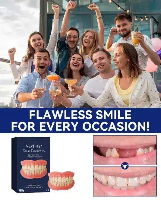 Vaxflite Full Denture Set (Top & Bottom) – Custom Fit Oral Prosthetic