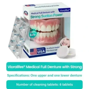 Vioralifes® Full Denture with Strong Suction